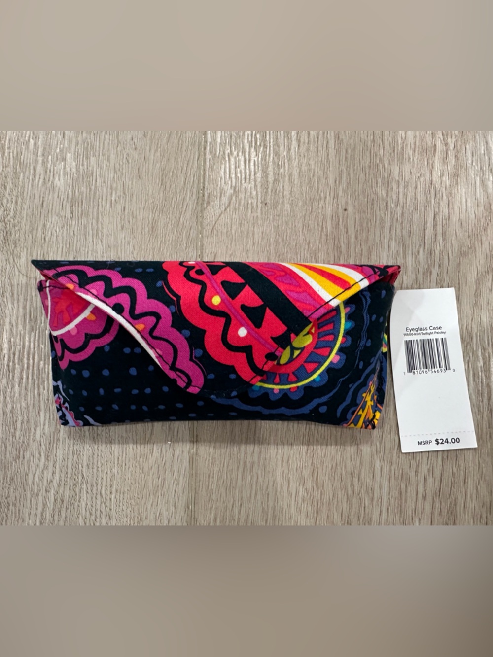 Vera Bradley Eyeglass Case - in RETIRED Twilight Paisley print- NWT